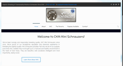 Desktop Screenshot of ckminischnauzers.com